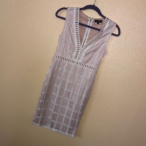 Nude Dress w/cutout